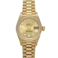 ROLEX DATEJUST 69178G CHAMPAGNE/DIAMOND WATCH 676828