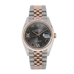 Rolex Datejust 126231 Rhodium Diamond 6&9 Steel & Rose Gold 36mm Full set 2019