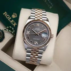 Rolex Datejust 126231 Rhodium Diamond 6&9 Steel & Rose Gold 36mm Full set 2019