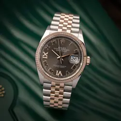 Rolex Datejust 126231 Rhodium Diamond 6&9 Steel & Rose Gold 36mm Full set 2019