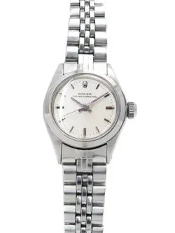 Rolex Oyster Perpetual" 6618 Around 1968 Made Ladies Automatic Silver Size 24mm