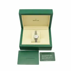 ROLEX OYSTER PERPETUAL DATE ROMAN INDEX 69240 LADIES' WATCH STAINLESS STEEL 26MM