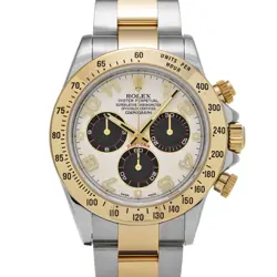 ROLEX COSMOGRAPH DAYTONA 116523 IVORY/BLACK WATCH 681811