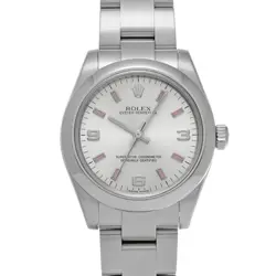 ROLEX OYSTER PERPETUAL 31 177200 SILVER WATCH 681842