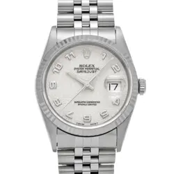 ROLEX DATEJUST 16234 IVORY COMPUTER WATCH 681328