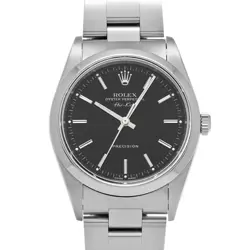 ROLEX AIR-KING 14000M BLACK WATCH 676925