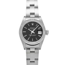 ROLEX OYSTER PERPETUAL DATE 79190 BLACK WATCH 681110