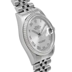 ROLEX Datejust 16234 gray WATCH 681826