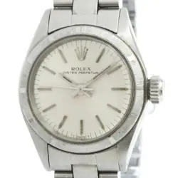 VINTAGE ROLEX OYSTER PERPETUAL 6623 STEEL AUTOMATIC LADIES WATCH BF583312