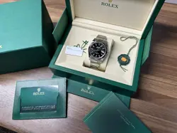 NEW & UNWORN 2025 ROLEX DATEJUST 41MM MODEL 126334 BLACK STICK DIAL
