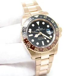 ROLEX 126715CHNR GMT MASTER II 18K ROSE GOLD