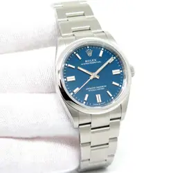 ROLEX 126000 OYSTER PERPETUAL WITH MET BLUE DIAL (NEW MODEL)