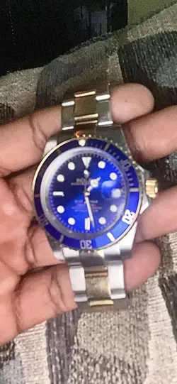 ROLEX SUBMARINER 116613LB 40MM BLUE DIAL CERAMIC BEZEL TWO-TONE BRACELET