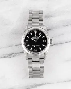 ROLEX EXPLORER 1 REF 14270 1995 BLACK DIAL 36MM CASE STEEL OYSTER BRACELET