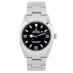 ROLEX EXPLORER STAINLESS STEEL BLACK DIAL 36MM 114270