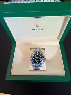 ROLEX BATMAN GMT-MASTER II OYSTER 40 MM, BLUE AND BLACK BEZEL