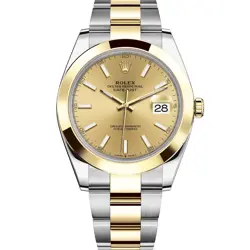 ROLEX DATEJUST 41, 126303, STEEL & YELLOW GOLD, CHAMPAGNE INDEX, OYSTER BRACELET