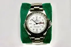 ROLEX EXPLORER II SILVER OYSTER BRACELET WITH SILVER BEZEL BOX -NOPAPERS 2002YR