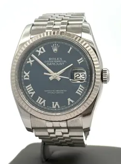 PRE-OWNED ROLEX DATEJUST 116234 STAINLESS STEEL JUBILEE 36MM WATCH, S16325