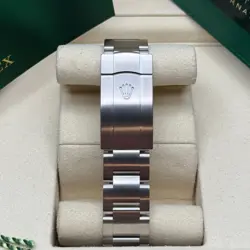 Rolex Oyster Perpetual 36 Coral Red Index Stainless Steel Smooth Bezel Oyster