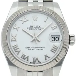 ROLEX DATEJUST 31 BOYS WATCH 178274 K18WG/STAINLESS STEEL UNISEXWATCH WHITE USED