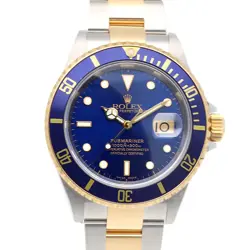 ROLEX SUBMARINA WATCHES 16613 STAINLESS STEEL K18 YELLOW GOLD NO. Y 2002 USED
