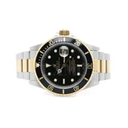 ROLEX SUBMARINER COMBINATION BLACK DIAL VINTAGE WATCH 16613 141219142