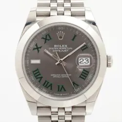 ROLEX DATEJUST 126300 SS×WG SS AT GRAY-FACE 1 EXTRA LINK