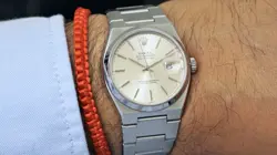 ROLEX DATEJUST OYSTER QUARTZ 17000 SILVER SUNBURST DIAL 1978