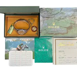 ROLEX Datejust 36 - 16220 - 1999 - Silver Baton Dial - Box and Papers - Jubilee