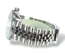ROLEX Datejust 36 - 16220 - 1999 - Silver Baton Dial - Box and Papers - Jubilee