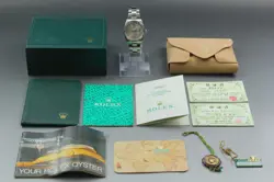 [w/Box Paper] ROLEX Oyster Perpetual Date 15010 Automatic 34mm Men's Watch Japan