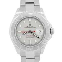 ROLEX YACHT-MASTER PLATINUM STAINLESS STEEL 40MM OYSTER DATE YM1 WATCH 16622