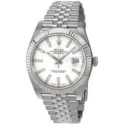 ROLEX DATEJUST 41 WHITE DIAL AUTOMATIC MEN'S WATCH 126334WSJ RLX126334WSJ