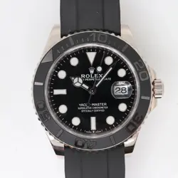 2019 MINT ROLEX 226659 YACHT MASTER 42MM 18K WHITE GOLD BLACK DIAL WATCH