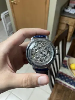 ROLEX SKELETON HAND-WOUND WATCH IN OPERATION