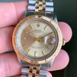 ROLEX DATEJUST TURN-O-GRAPH REF. 1625 14K GOLD & STAINLESS STEEL WATCH SERVICED