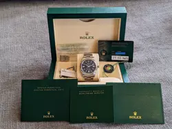 2025 BLUE ROLEX OYSTER PERPETUAL 41MM - DISCONTINUED MODEL