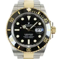 USED ROLEX SUBMARINER DATE 126613LN BLACK CASE: 41MM MEN'S WATCH #1011015