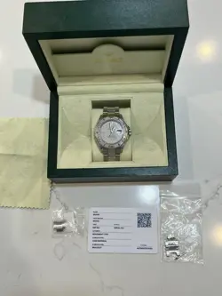ROLEX MEN'S YACHT-MASTER WATCH 16622 WITH PLATINUM DIAL BEZEL WITH BOX AUTHENTIC