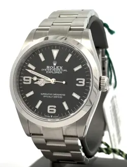 PRE-OWNED ROLEX EXPLORER 36MM 124270-0001 WATCH, S16658