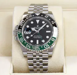 NEW 2024 ROLEX GMT-MASTER II SPRITE 126720VTNR 40MM JUBILEE BOX PAPERS STICKERS