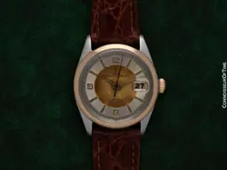 1961 TUDOR (Rolex) PRINCE OYSTERDATE Vintage SS & 18K Gold Watch - Original