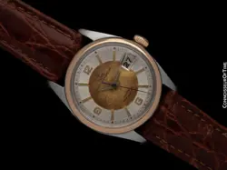 1961 TUDOR (Rolex) PRINCE OYSTERDATE Vintage SS & 18K Gold Watch - Original