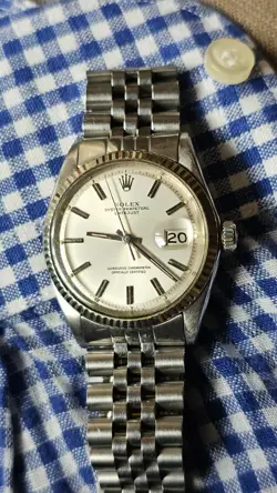 SILVER PIE-PAN DIAL