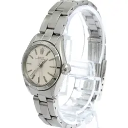 ROLEX OYSTER PERPETUAL 6623 STAINLESS STEEL AUTOMATIC SILVER LADIES WRISTWATCH