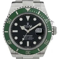 ROLEX GREEN SUBMARINER DATE 126610LV AUTOMATIC RANDOM SERIAL MEN'S #BS012