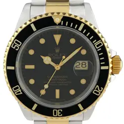 ROLEX SUBMARINER DATE 16613 YG AUTOMATIC MEN'S #BS018