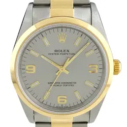 ROLEX OYSTER PERPETUAL 14203M YG AUTOMATIC BOYS #BS034
