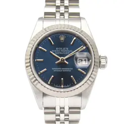 ROLEX DATEJUST SERIAL U K18WG SS LADIES BA 69174 #MM081